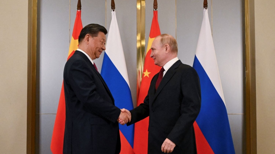 Ông Putin gặp ông Tập Cận Bình khẳng định quan hệ bước vào thời kỳ hoàng kim